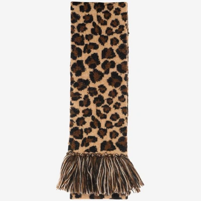 Shop Alanui Scarfs In Marrone