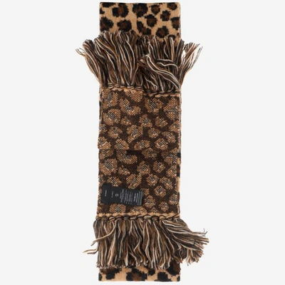 Shop Alanui Scarfs In Marrone