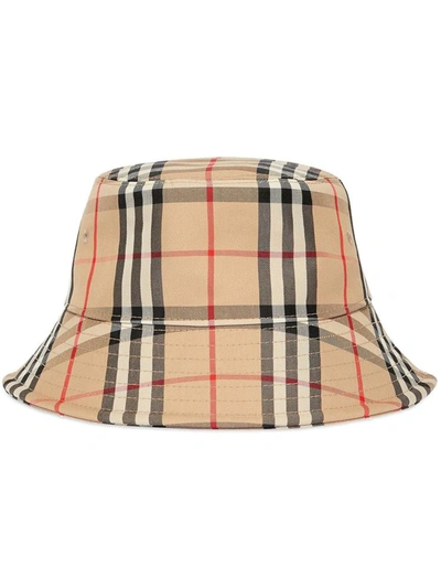 Shop Burberry Hats In Beige