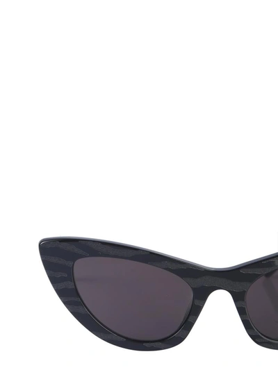 Shop Saint Laurent Sl 213 Lily Tiger Sunglasses In Black