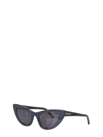 Shop Saint Laurent Sl 213 Lily Tiger Sunglasses In Black
