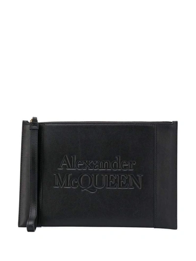 Shop Alexander Mcqueen Wallets Black