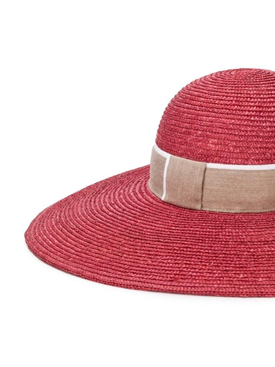 Shop Maison Michel Hats Red