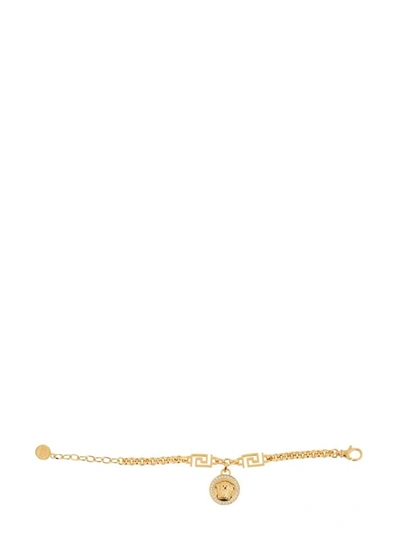 Shop Versace Bracelet With Medusa In Gold