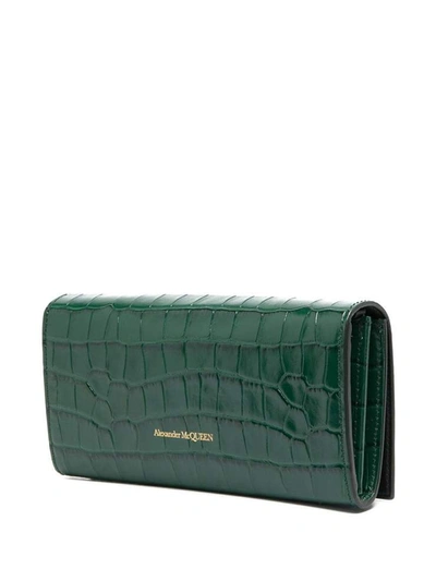 Shop Alexander Mcqueen Wallets Green