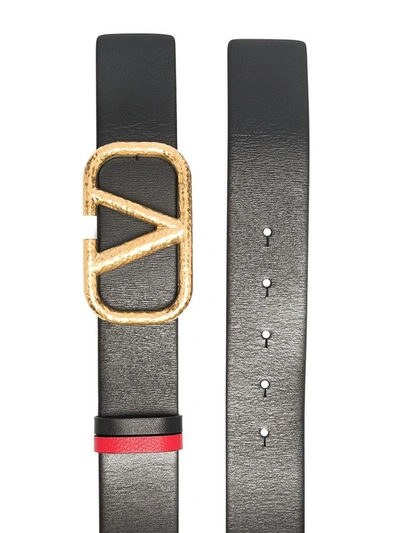 Shop Valentino Garavani Belts In Nero