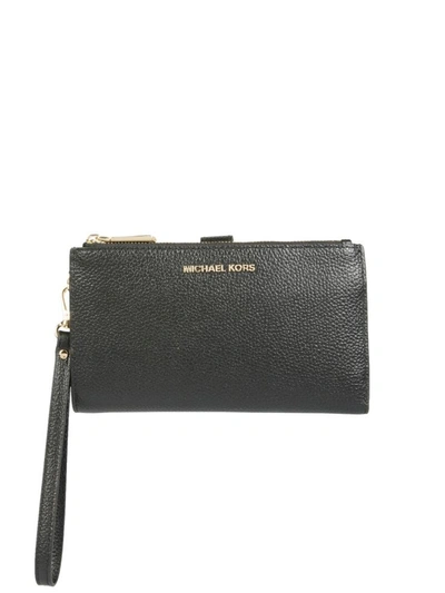 Shop Michael Michael Kors Jet Set Wallet In Black