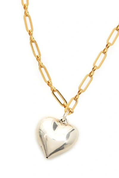 Shop Timeless Pearly Chain Necklace With Charms In Silver Gold