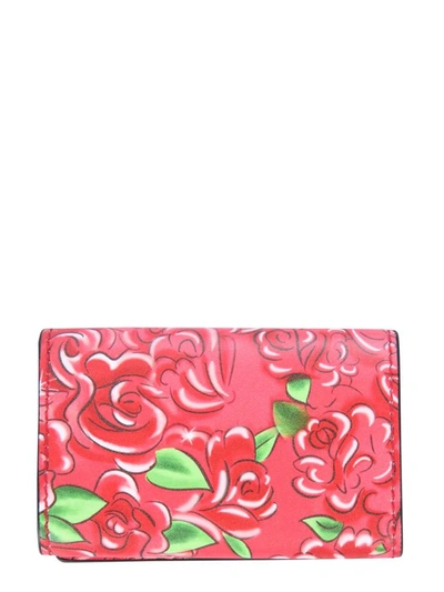 Shop Moschino Wallet With Logo In Multicolour