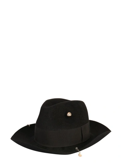 Shop Ruslan Baginskiy Wide-brimmed Hat In Black