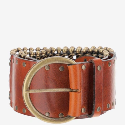 Shop Nanni Belts In Marrone