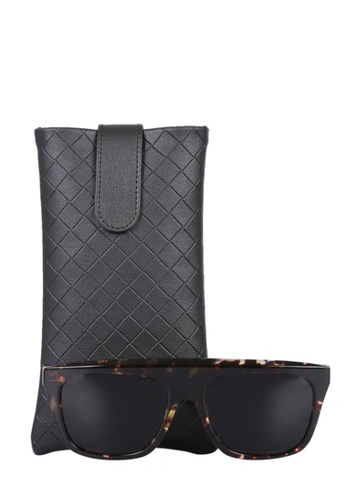 Shop Bottega Veneta Sunglasses In Brown