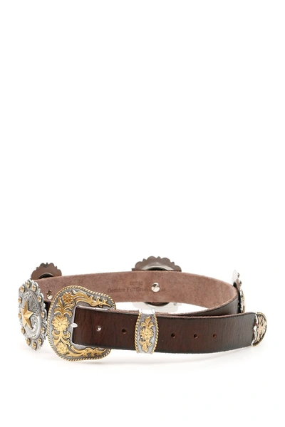 Shop Jessie Western Western Belt In Chocolate