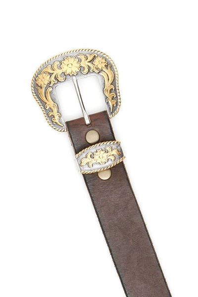 Shop Jessie Western Western Belt In Chocolate