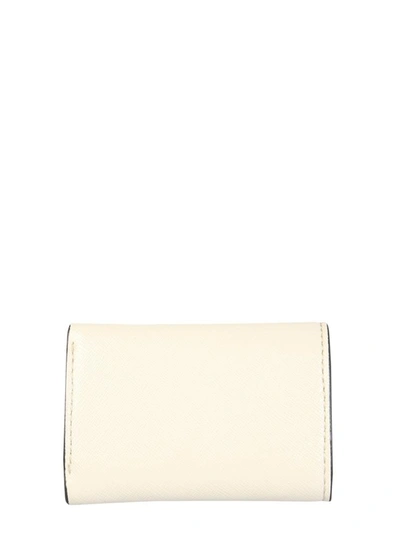 Shop Marc Jacobs The Snapshot Mini Trifold Wallet In Powder