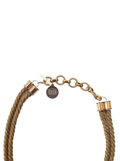 Shop Lanvin Necklace With Application In Gold