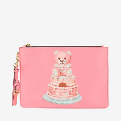 Shop Moschino Wallets In Fucsia