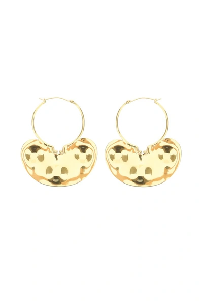 Shop Patou Iconic Small Hoop Earrings In Gold