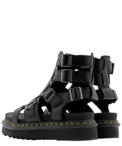 Shop Dr. Martens' "olson" Sandals In Black  