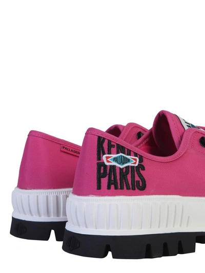 Shop Kenzo Low Top Nylon Sneaker In Pink