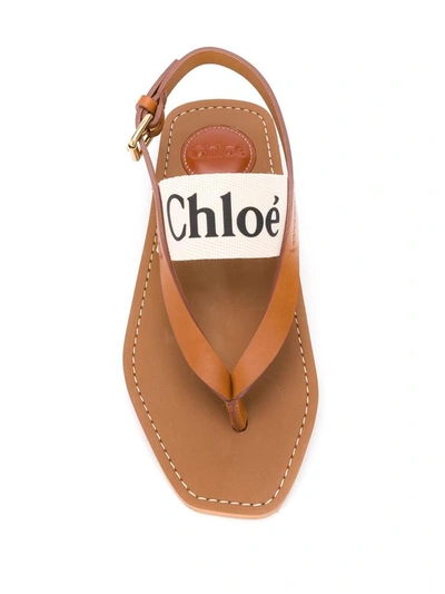Shop Chloé Chloè Sandals White