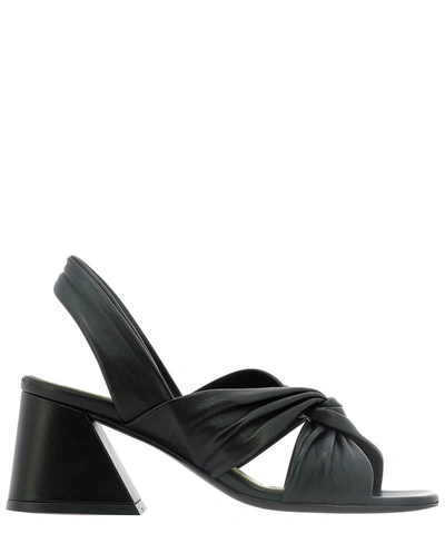 Shop Strategia "linda" Sandals In Black  