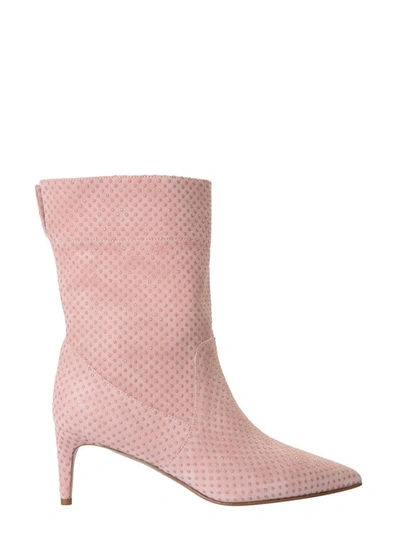 Shop Red Valentino "softies" Ankle Boots In Nude