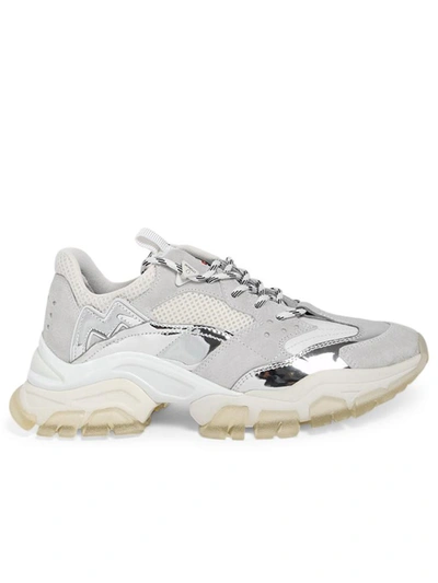 Shop Moncler White Leave No Trace Sneakers