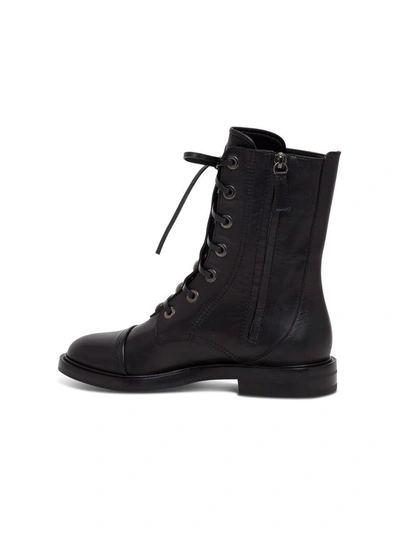Shop Casadei Lace Up Ankle Boots In Black