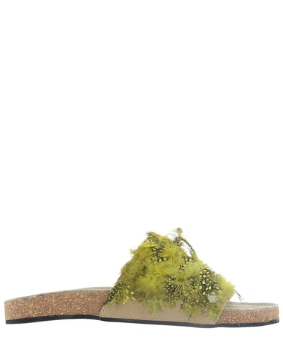 Shop Strategia "caboa" Sandals In Yellow