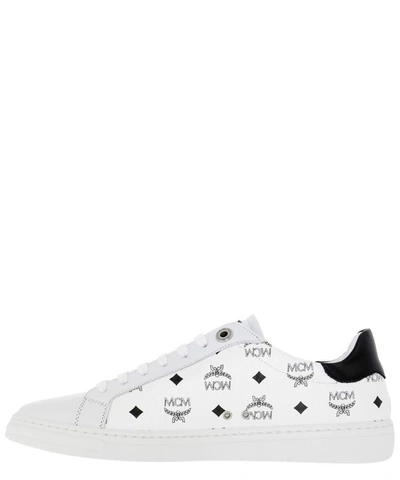 Shop Mcm "the Terrain" Sneakers In White