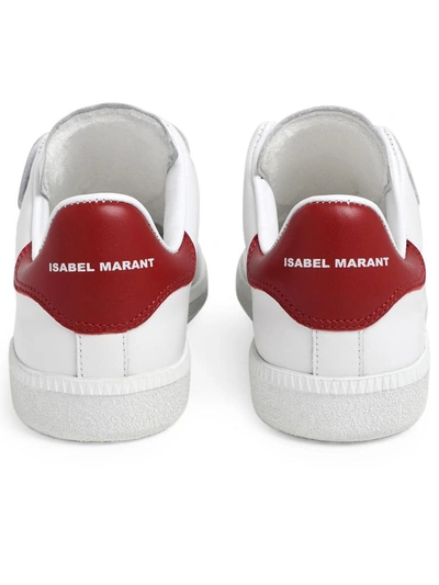 Shop Isabel Marant White Brownsy Sneakers