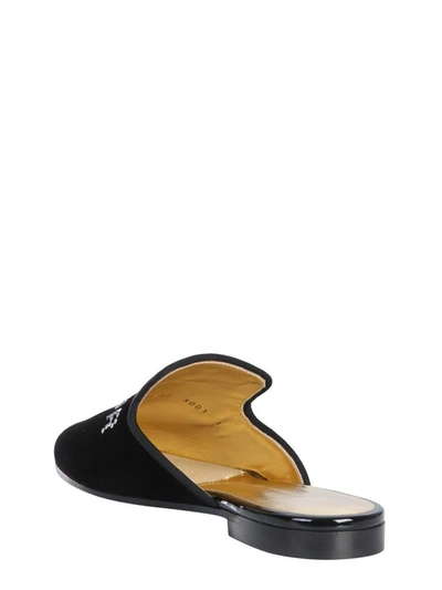 Shop Giuseppe Zanotti Bonjour Nuit Slippers In Black