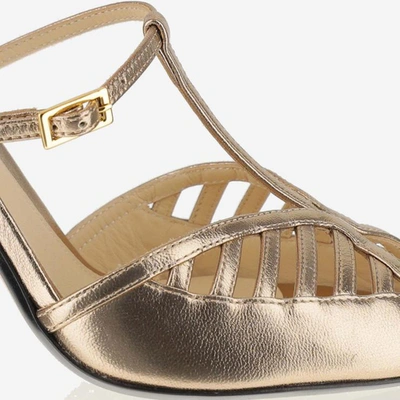 Shop Alevì Alevi With Heel In Shine Sand