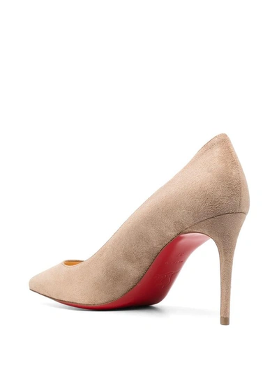 Shop Christian Louboutin With Heel Beige