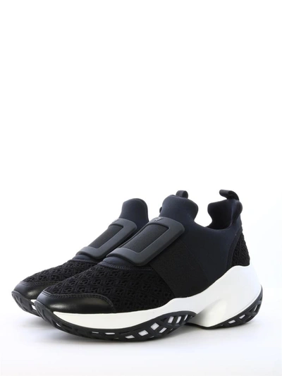 Shop Roger Vivier Sneakers Viv' Run Black