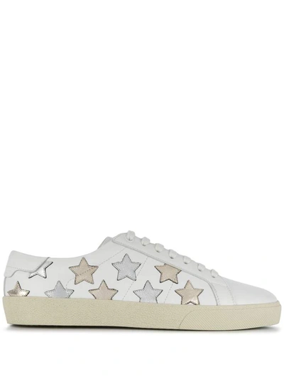 Shop Saint Laurent Sneakers White