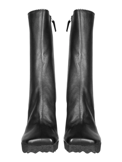 Shop Off-white Boots With Heel In Black
