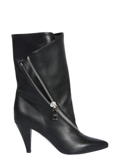 Shop Givenchy Medium Boot With Zip In Black