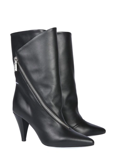 Shop Givenchy Medium Boot With Zip In Black