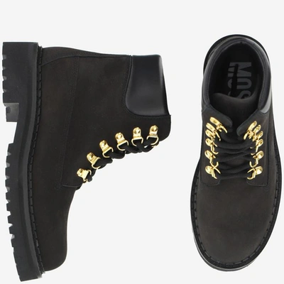 Shop Moschino Boots In Nero