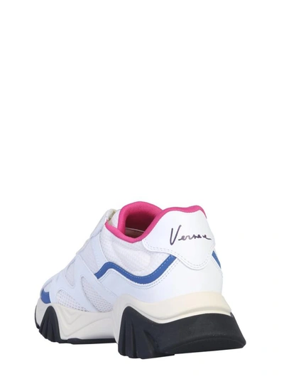 Shop Versace Shark Sneaker In White