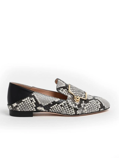 Shop Bally Snake Print Maelle Loafers In Multicolor