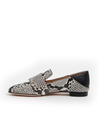 Shop Bally Snake Print Maelle Loafers In Multicolor