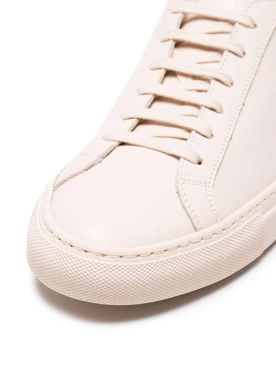 Shop Common Projects Sneakers Beige