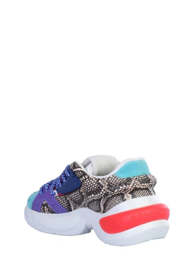 Fila Stylish Logo Sneakers With 5 Cm Rubber Sole For Women In Multicolour