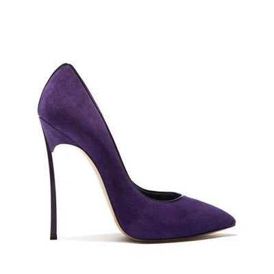 Shop Casadei Blade In Eggplant