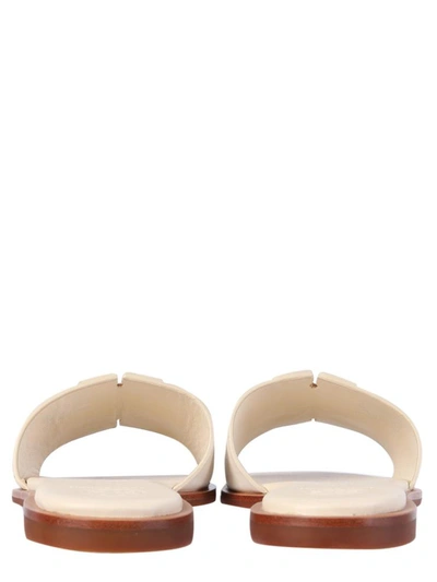 Shop Tory Burch Ines Sandals In White