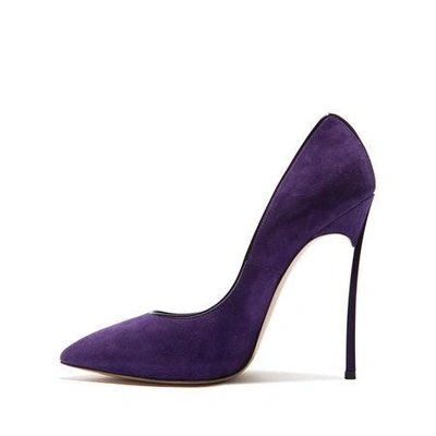 Shop Casadei Blade In Eggplant