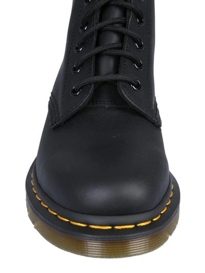 Shop Dr. Martens' Greasy Classic Boots In Black